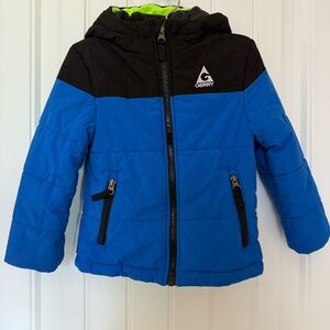 Gerry Blue and Black Boys Puffer Jacket